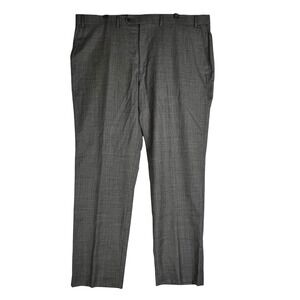 Lauren Ralph Lauren Mens Grey 100% Wool Natural Stretch Dress Pants 44W x 32L